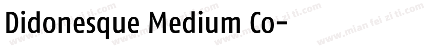 Didonesque Medium Co字体转换
